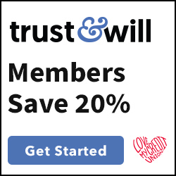 Trust and Will members can save 20%