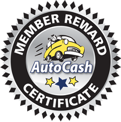 Member Reward Certificate. AutoCash.