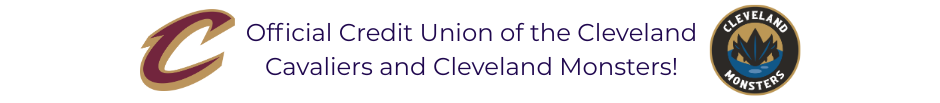 Official Credit Union of the Cleveland Cavs and Monsters