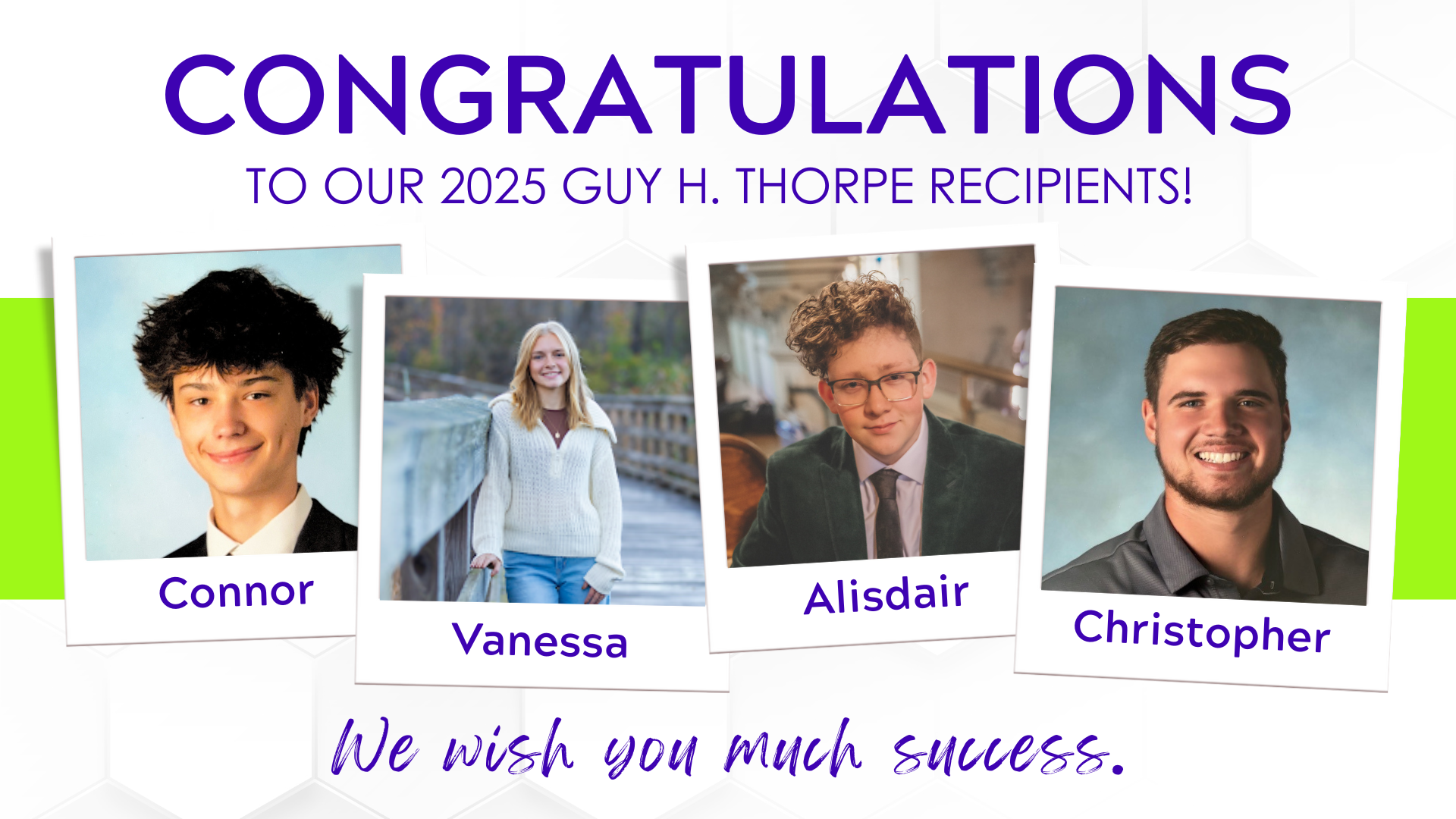 2025 Guy Thorpe Recipients