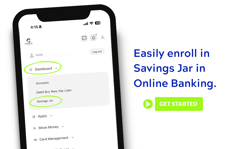 Savings Jar at 10.47% APY*