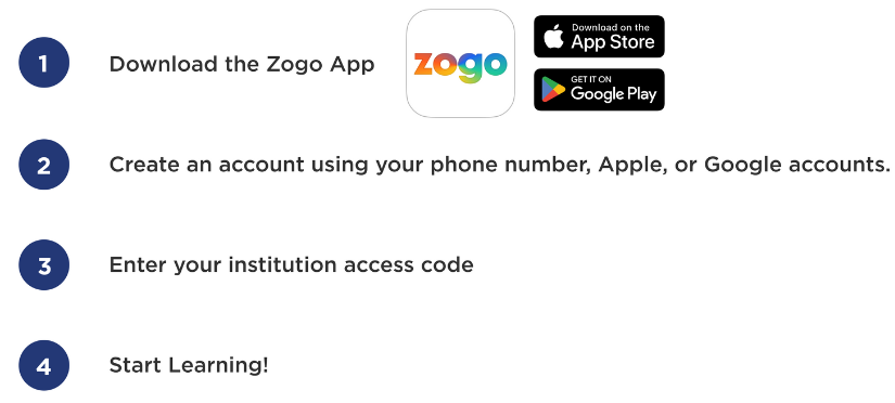 Download the Zogo App