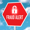 Stop sign with fraud alerts